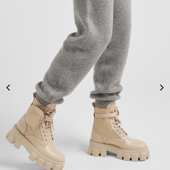 Prada Monolith Combat Boots - Picture 3 of 4
